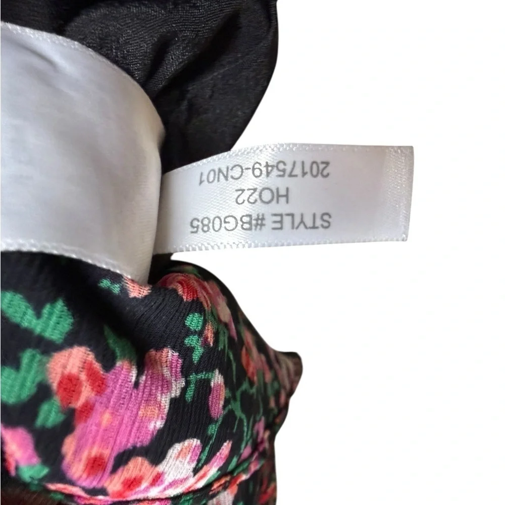 J.Crew Floral Ruffled Tiered Midi Dress